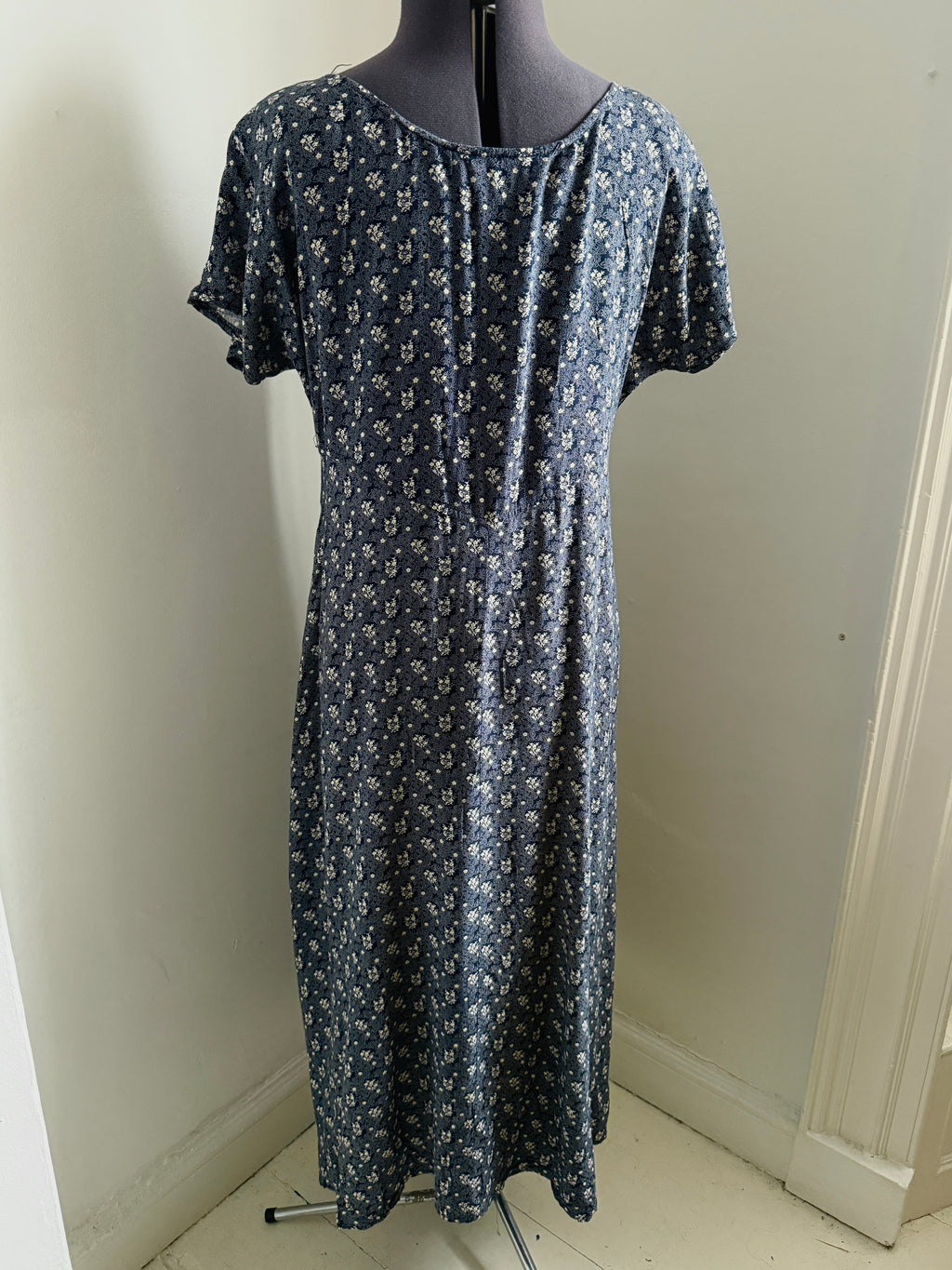 80s Maxi Dress Grunge Style