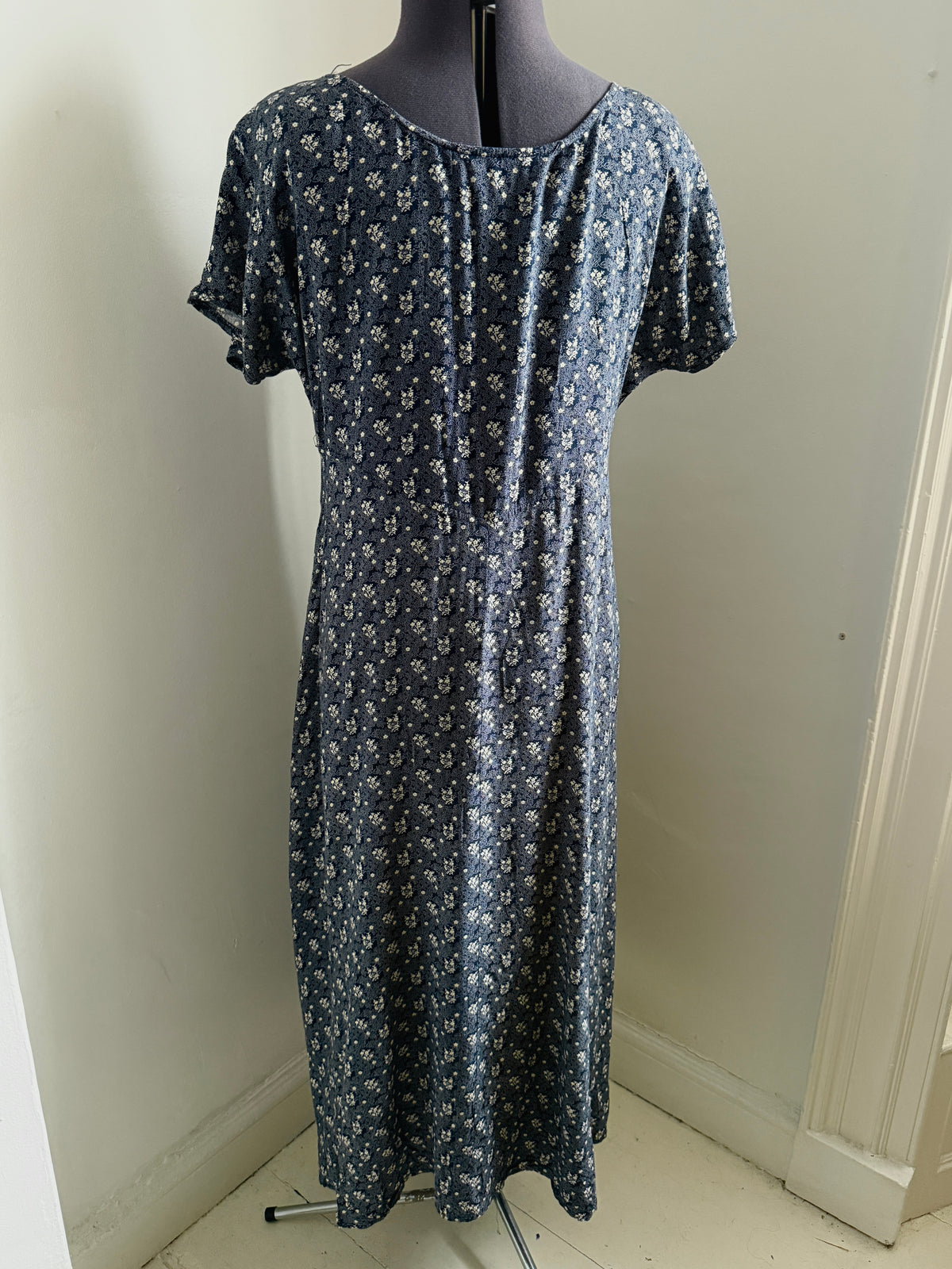 80s Maxi Dress Grunge Style