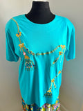 80s Embellished Bling Tshirt with Tags