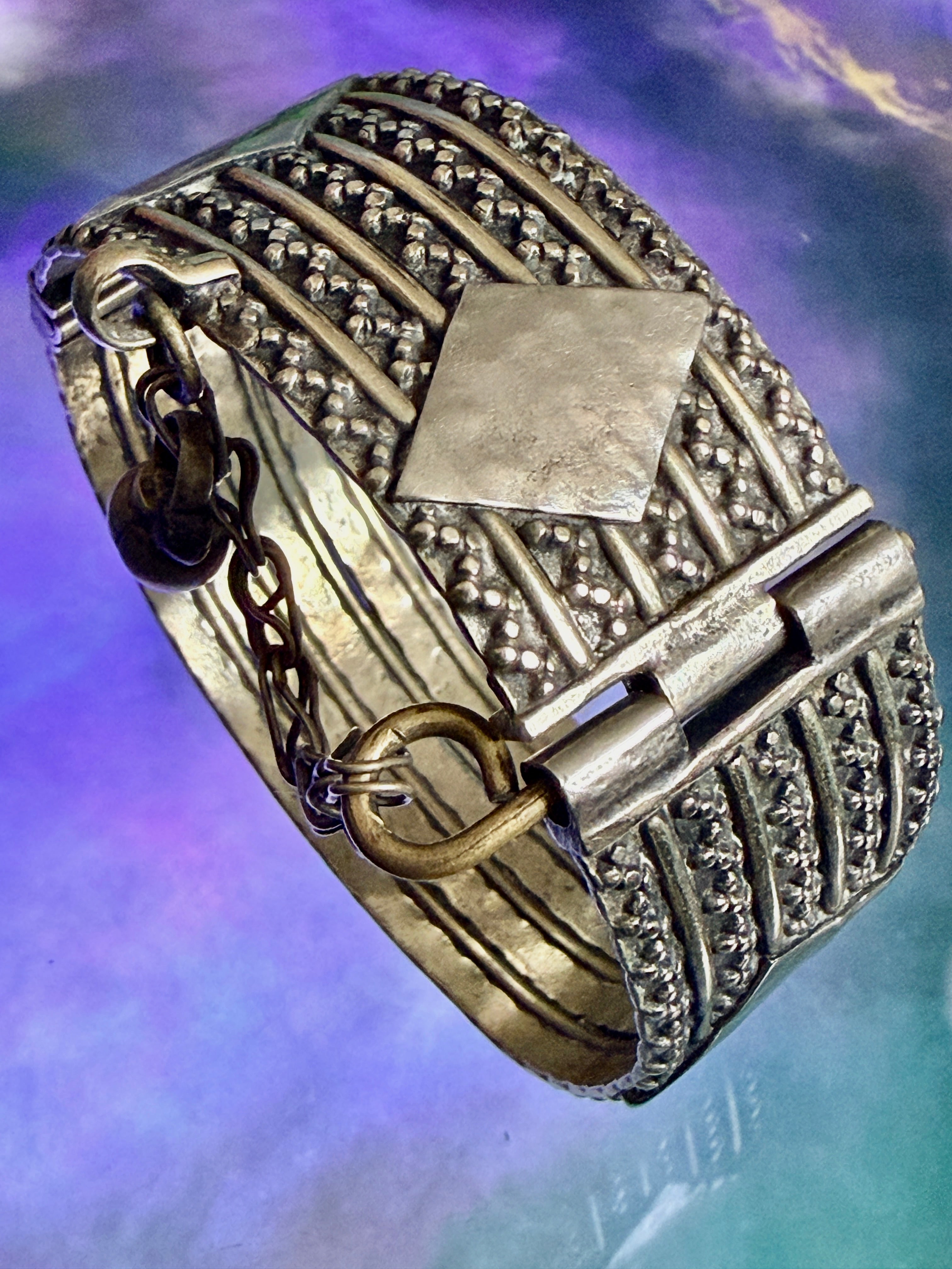 Vintage Kuchi Tribal Cuff Bracelet