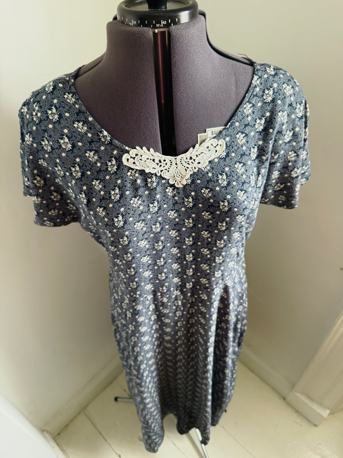 80s Maxi Dress Grunge Style