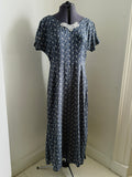 80s Maxi Dress Grunge Style