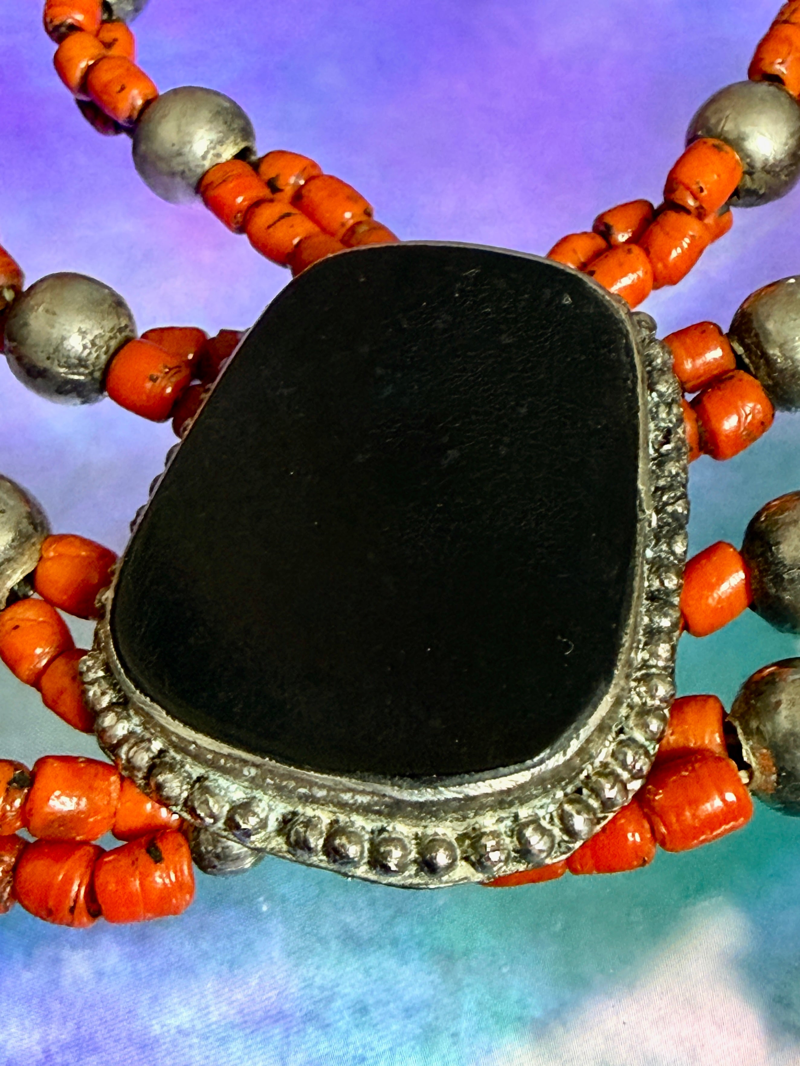 Vintage Tribal Statement Necklace