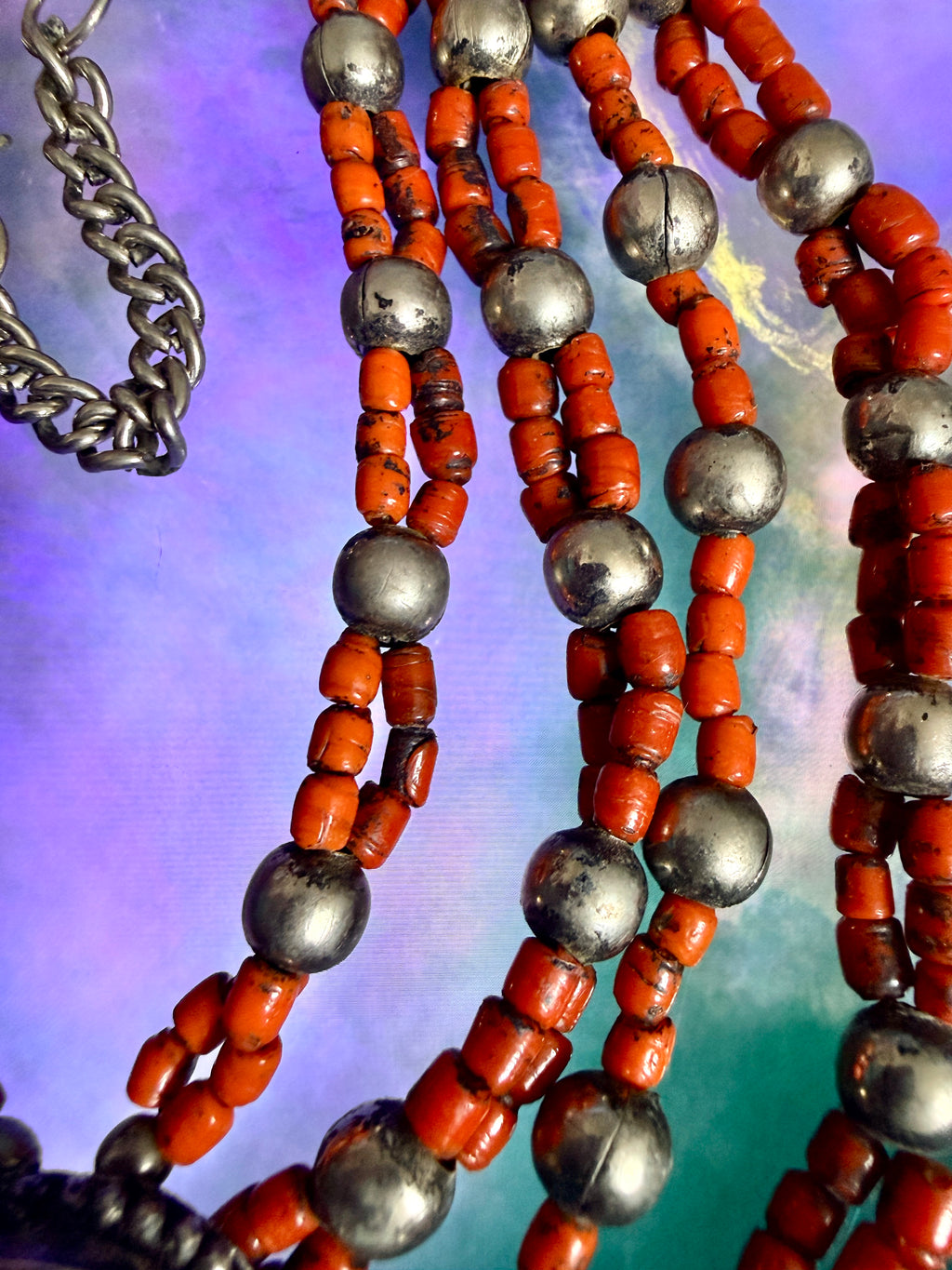 Vintage Tribal Statement Necklace