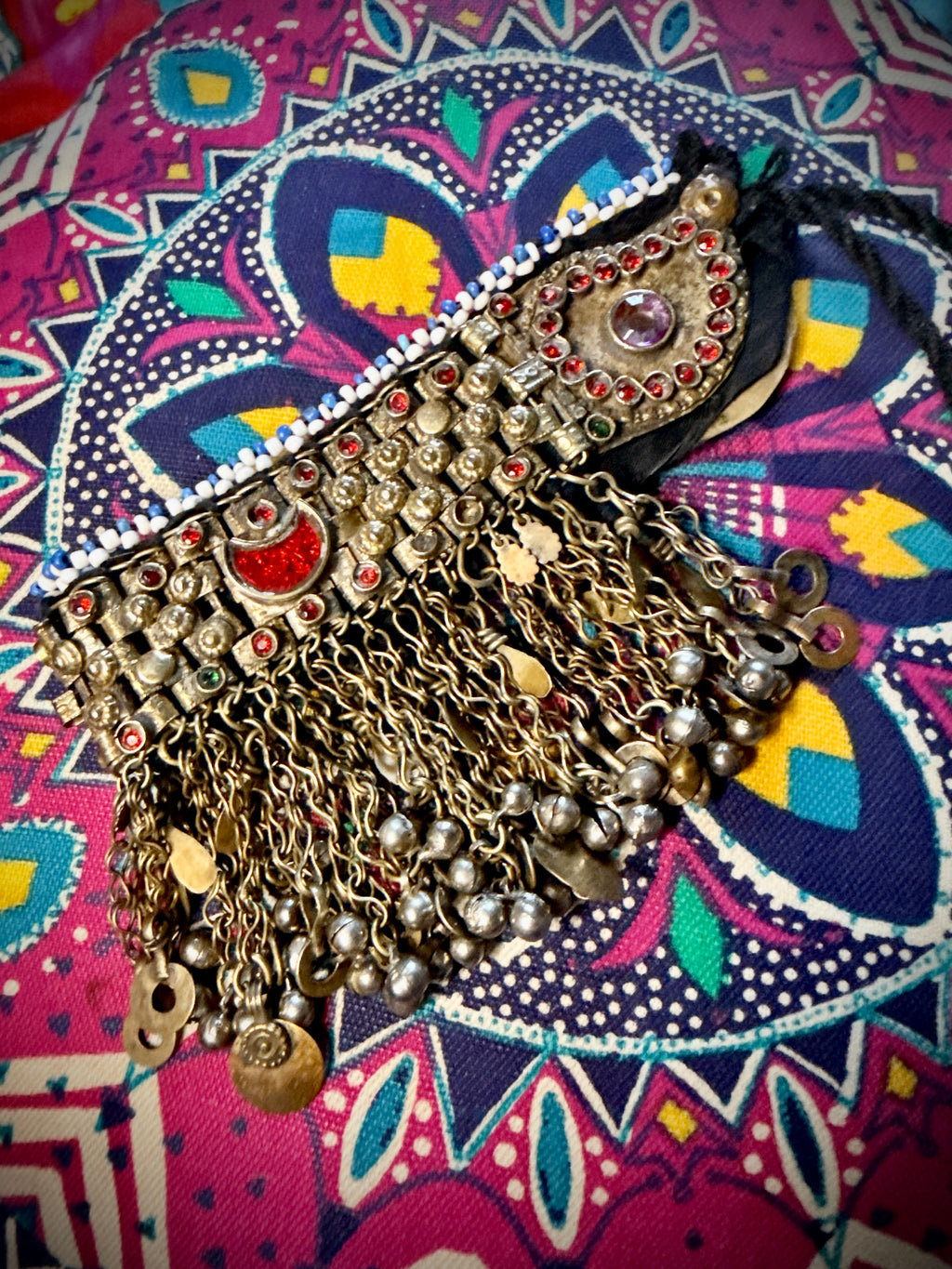 Vintage Kuchi Tribal Choker Necklace