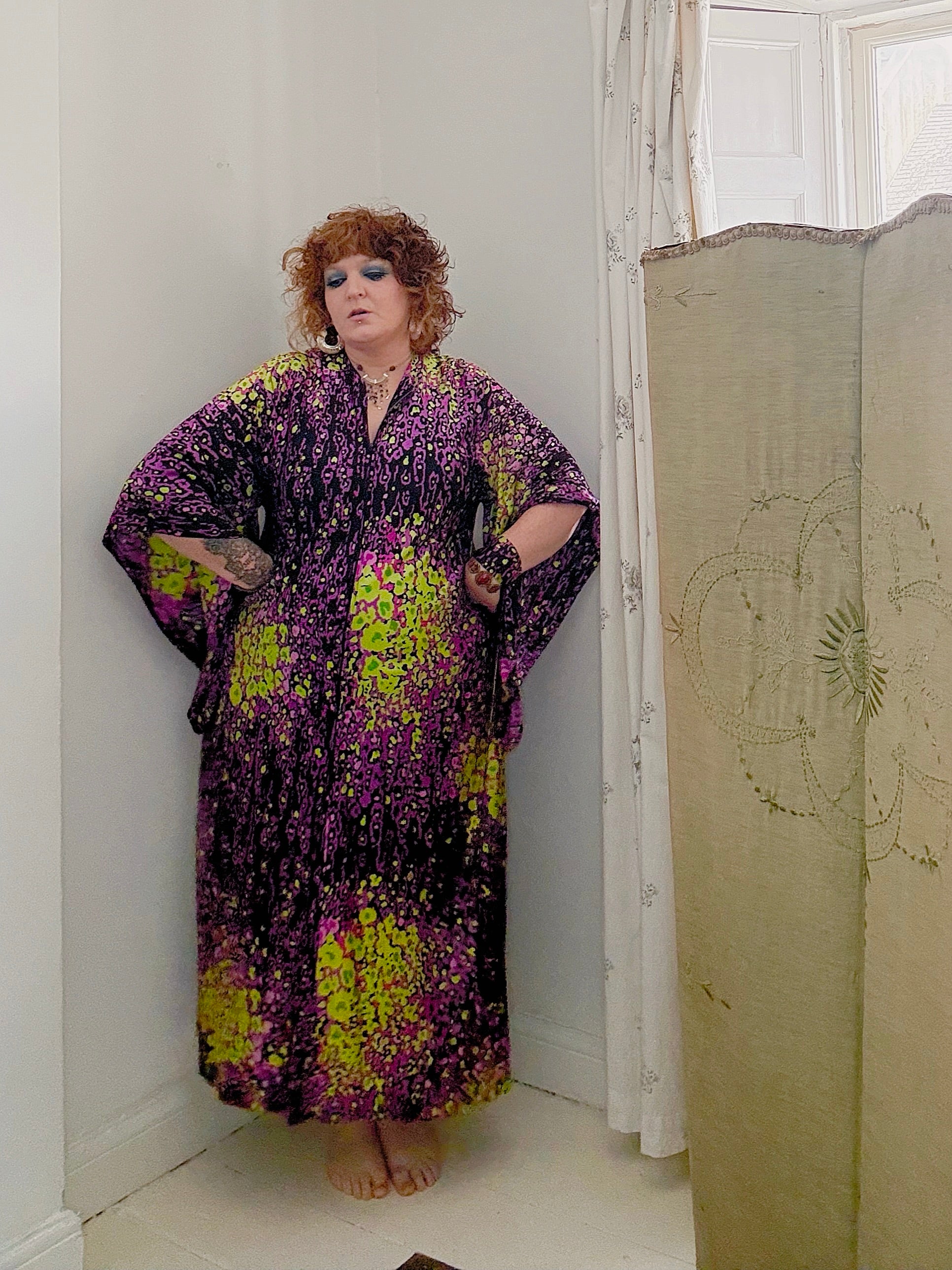 70s Psychedelic House Kaftan