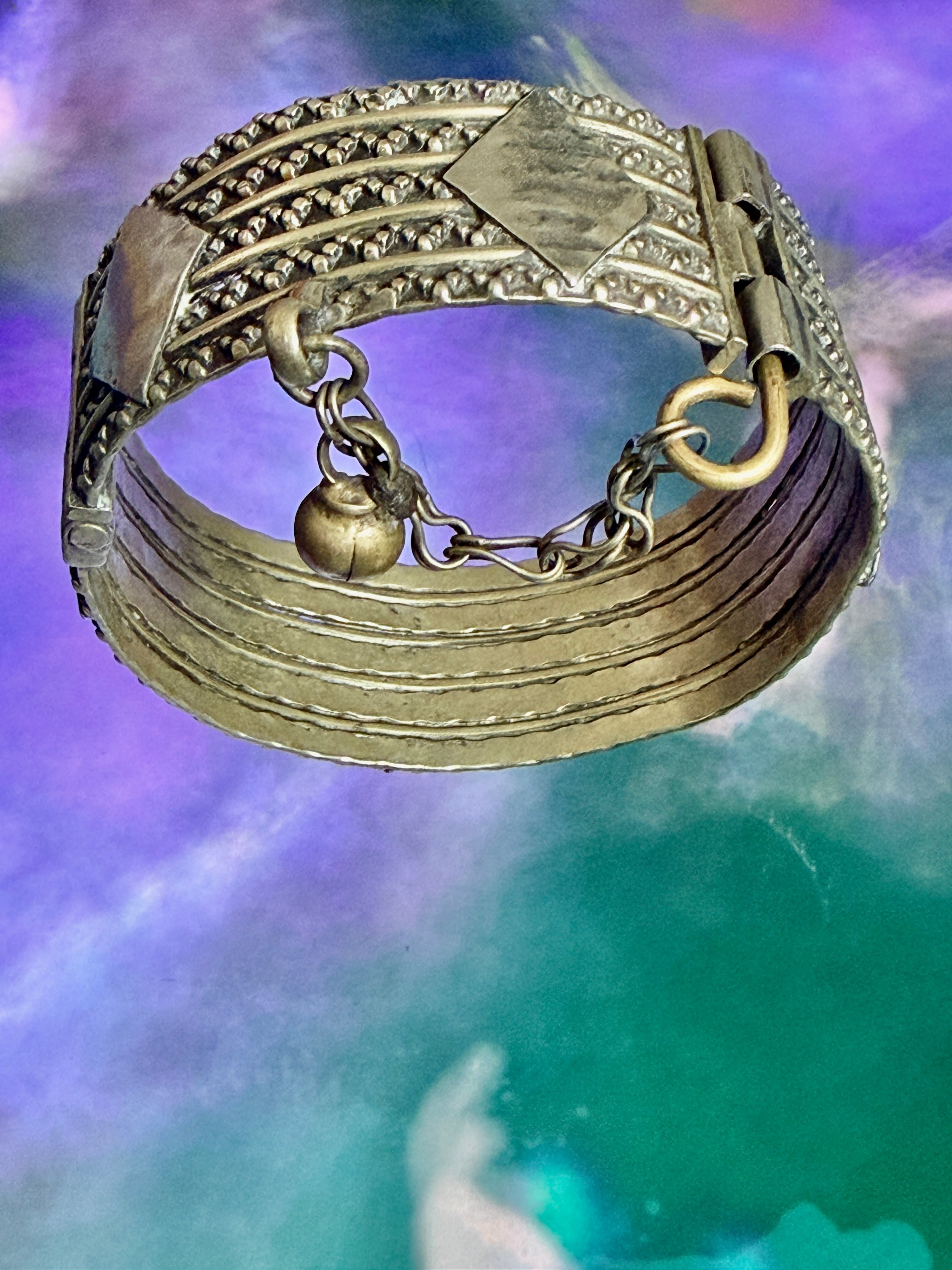 Vintage Kuchi Tribal Cuff Bracelet