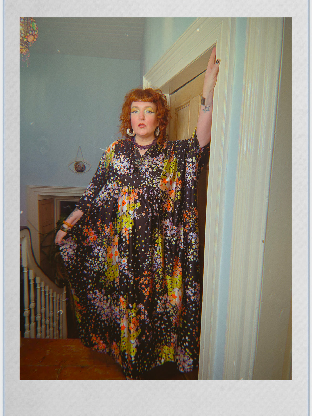 Vintage 70s floral kaftan