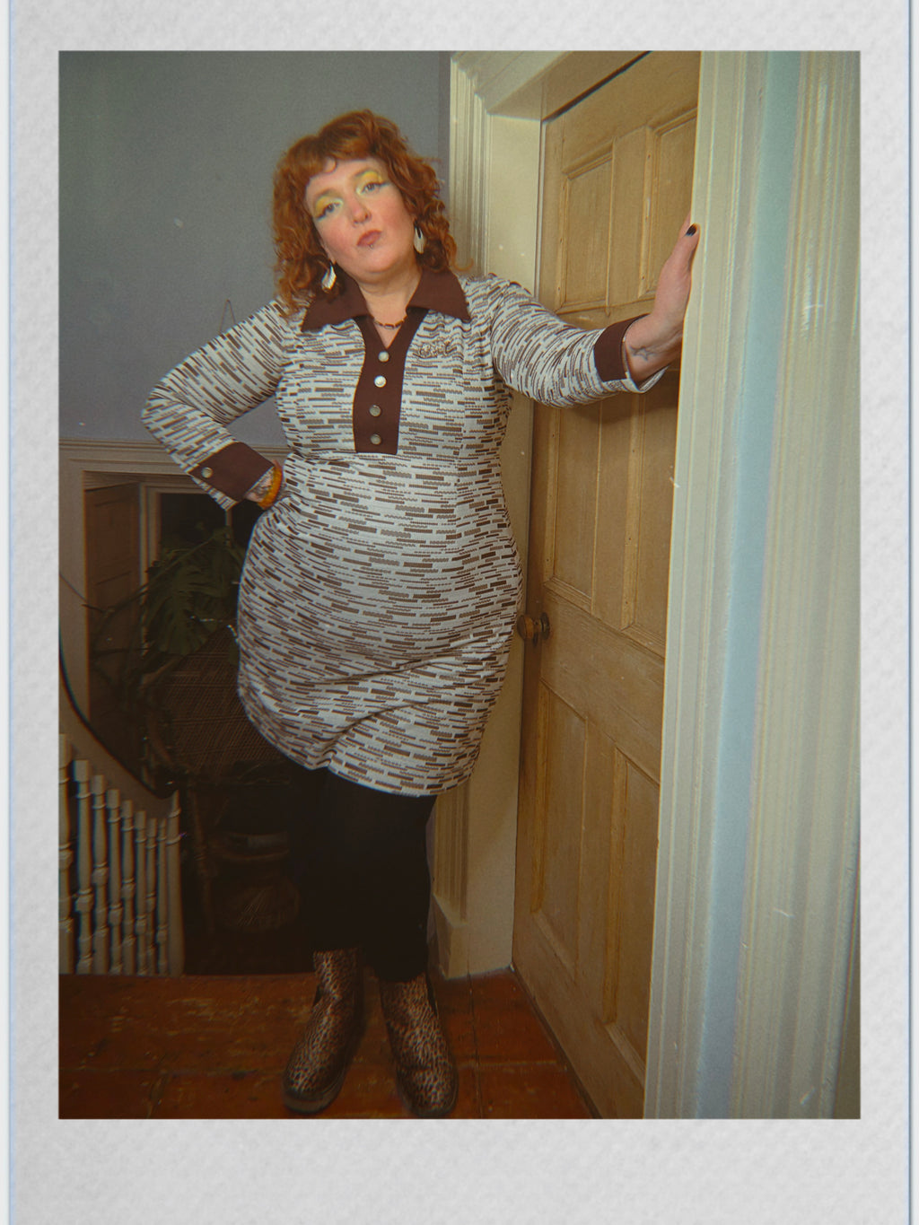 70s Collared Shift Dress