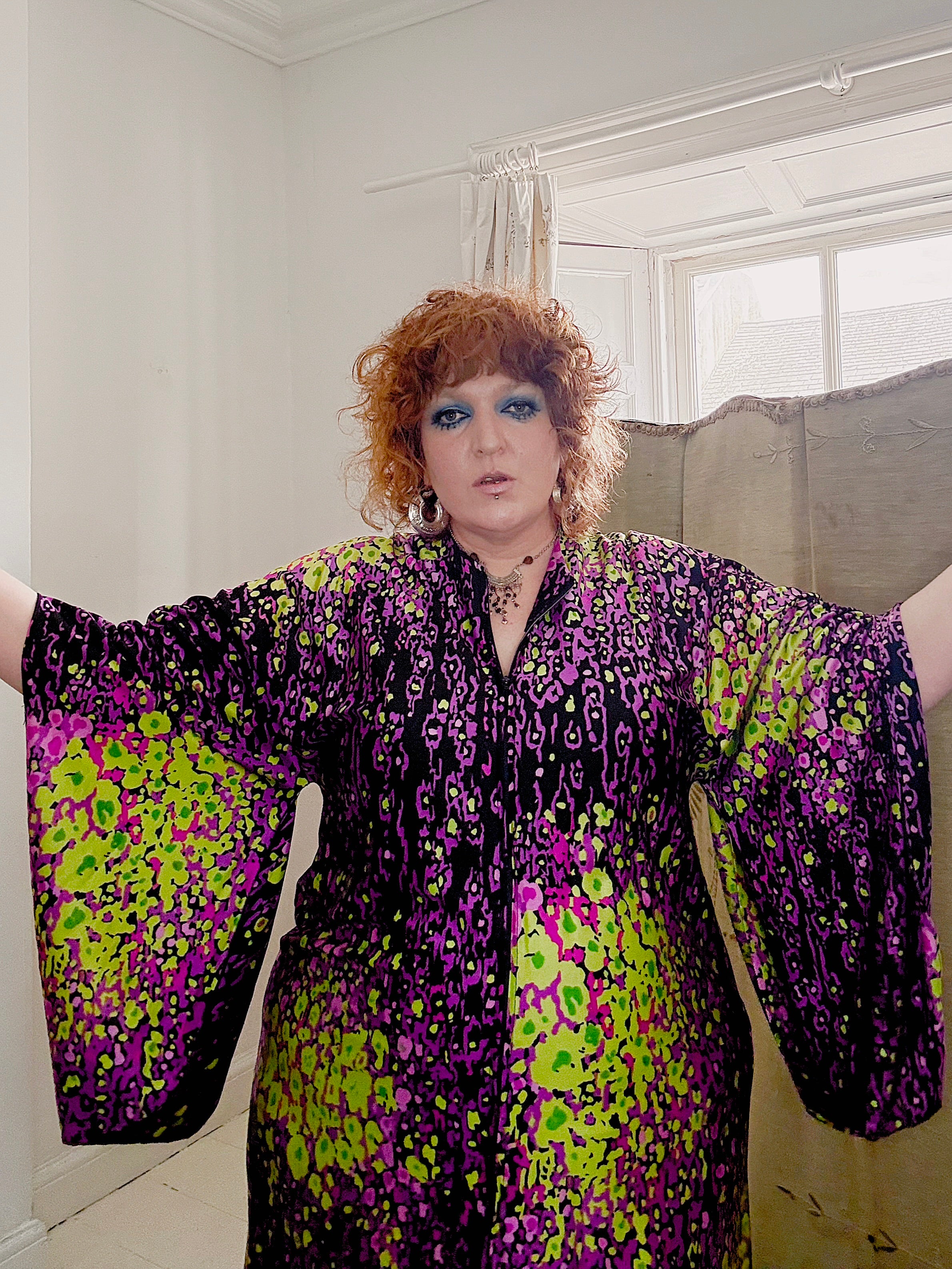 70s Psychedelic House Kaftan