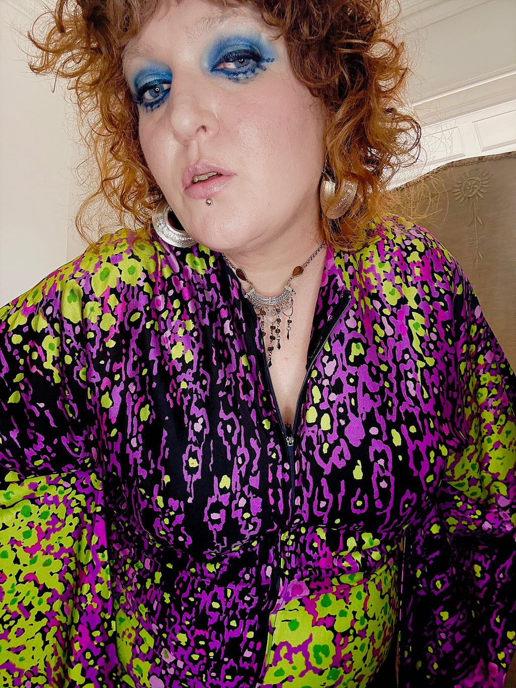 70s Psychedelic House Kaftan