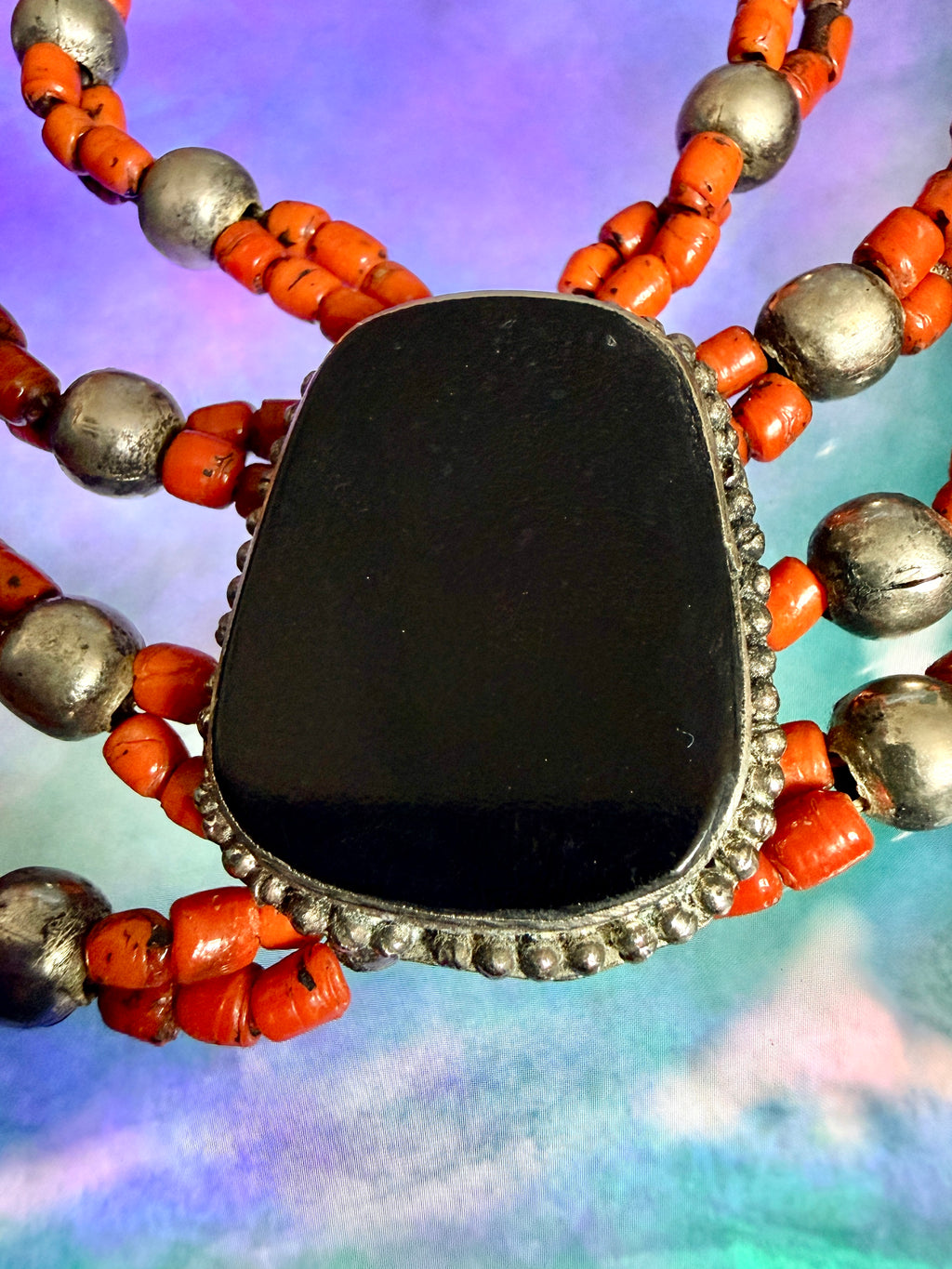 Vintage Tribal Statement Necklace
