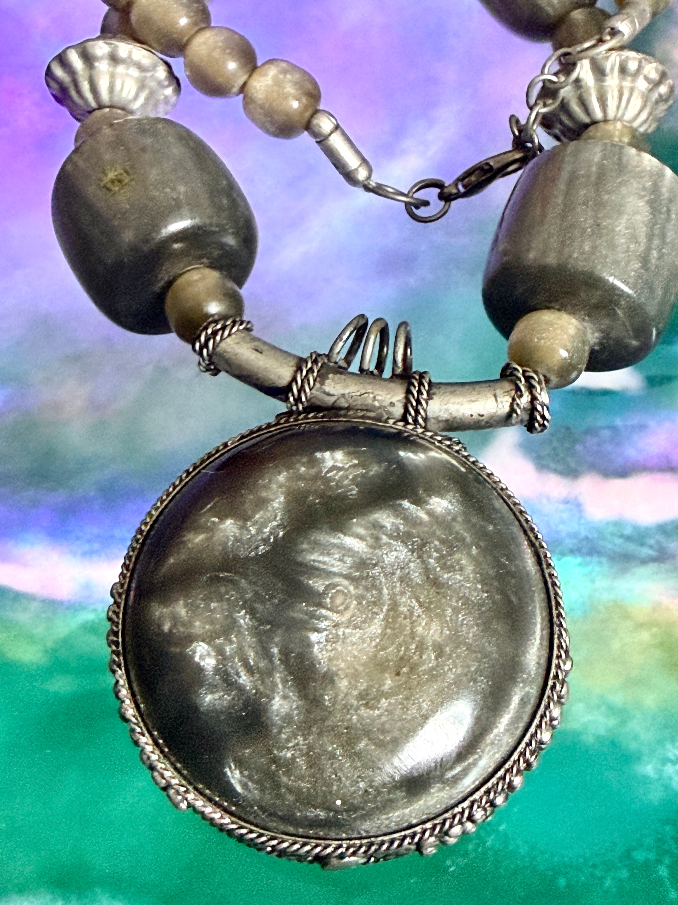 Vintage Boho Tribal Statement Necklace
