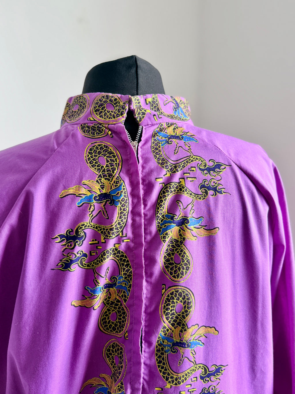 70’s Batik Purple Printed Kaftan