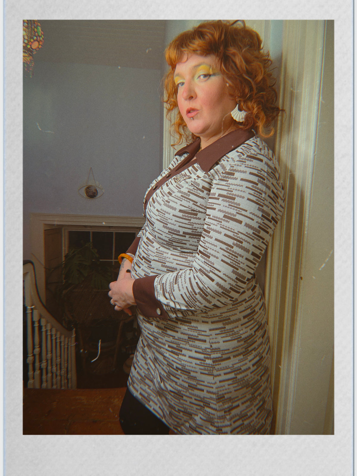70s Collared Shift Dress