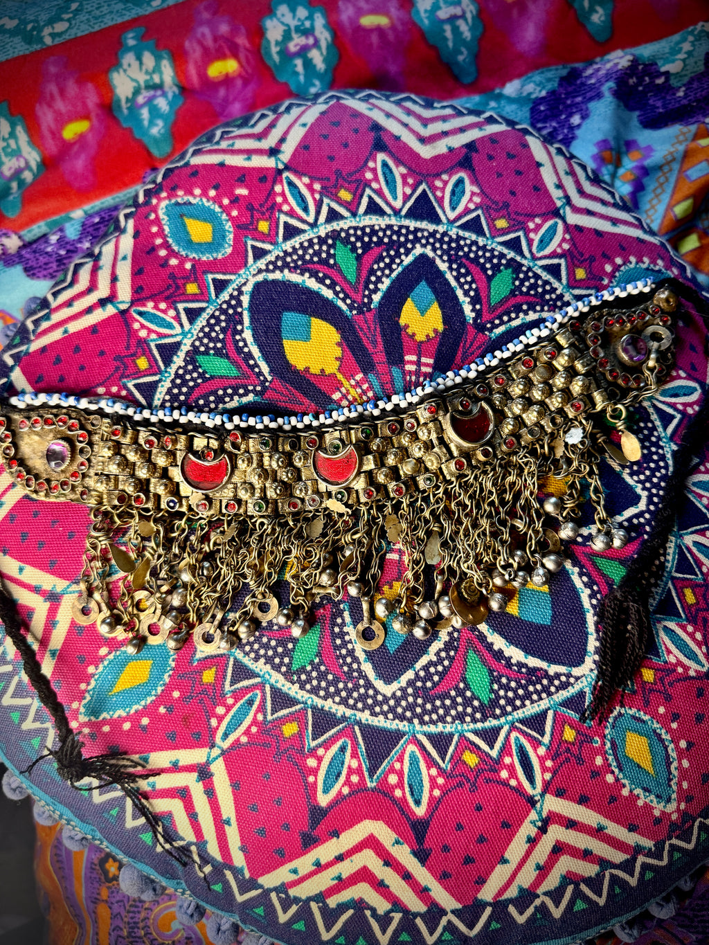Vintage Kuchi Tribal Choker Necklace