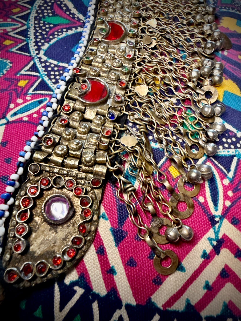Vintage Kuchi Tribal Choker Necklace