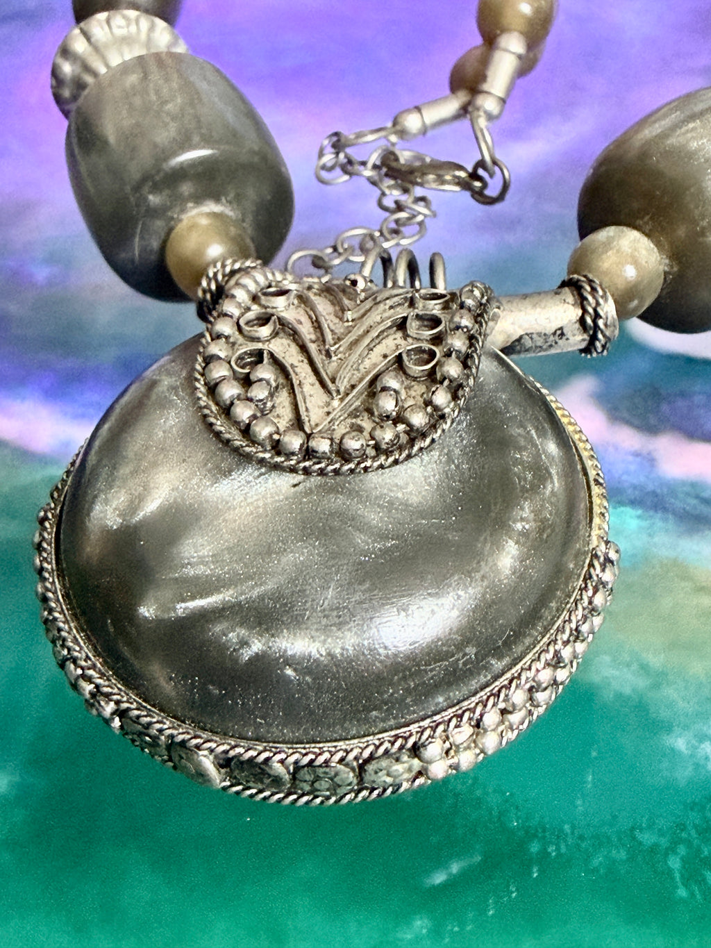 Vintage Boho Tribal Statement Necklace