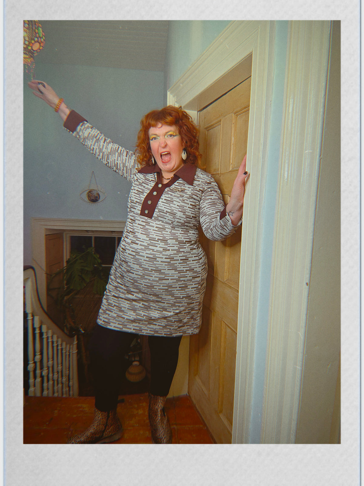 70s Collared Shift Dress