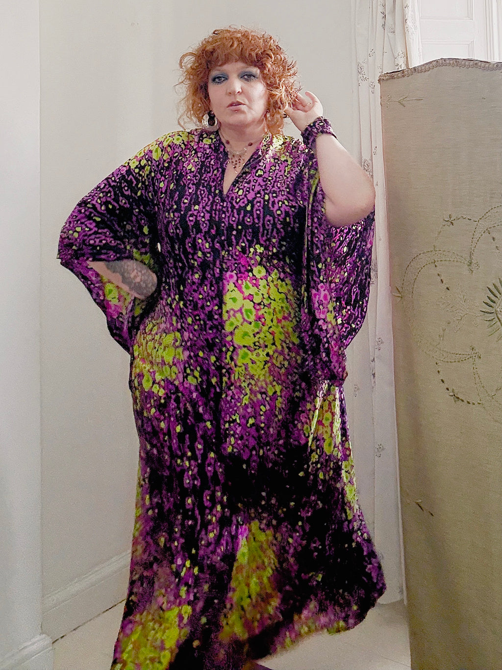 70s Psychedelic House Kaftan