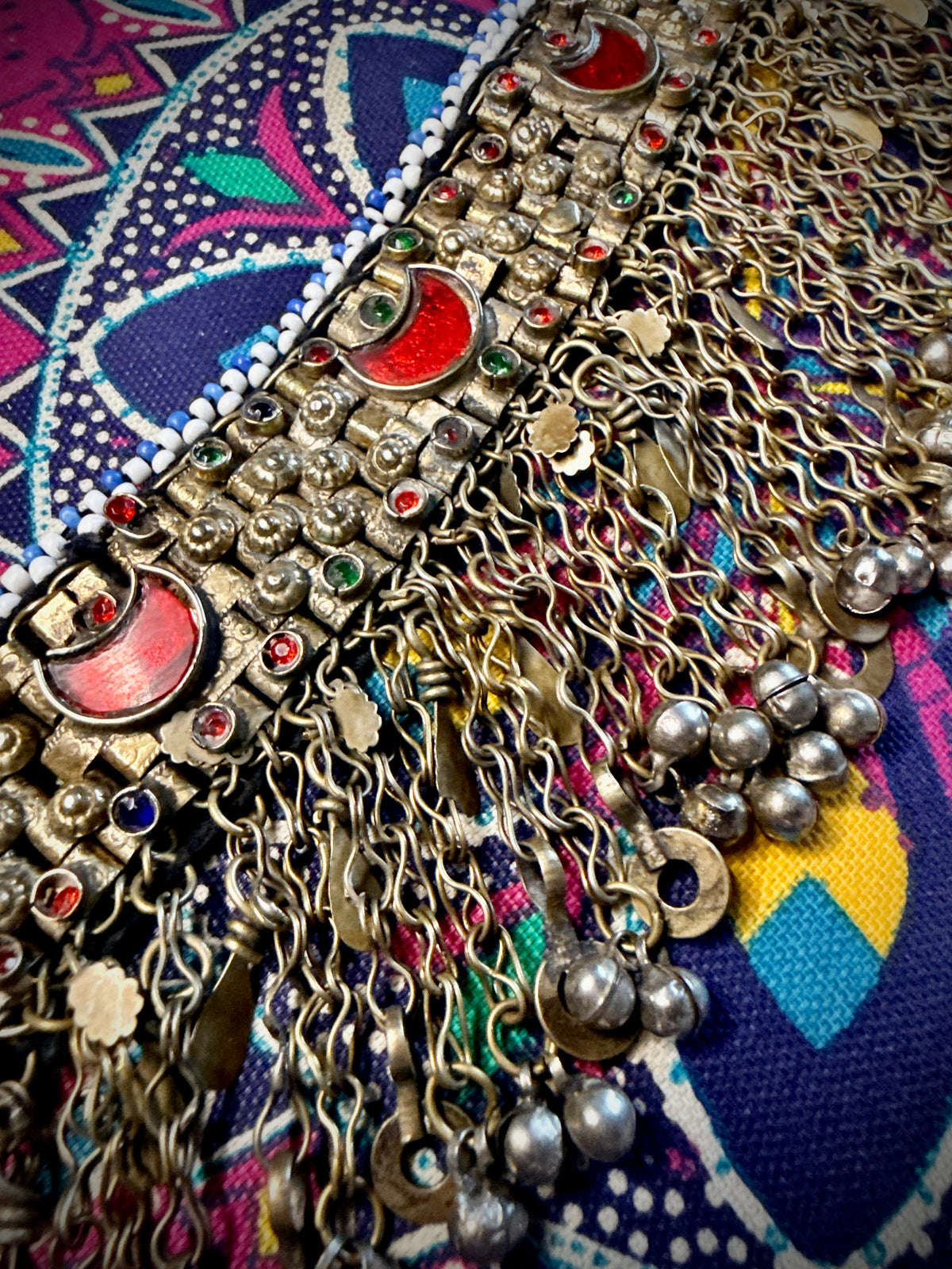 Vintage Kuchi Tribal Choker Necklace