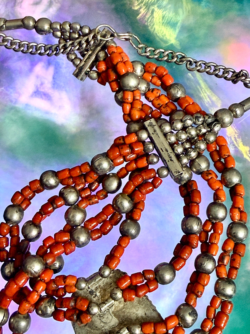 Vintage Tribal Statement Necklace