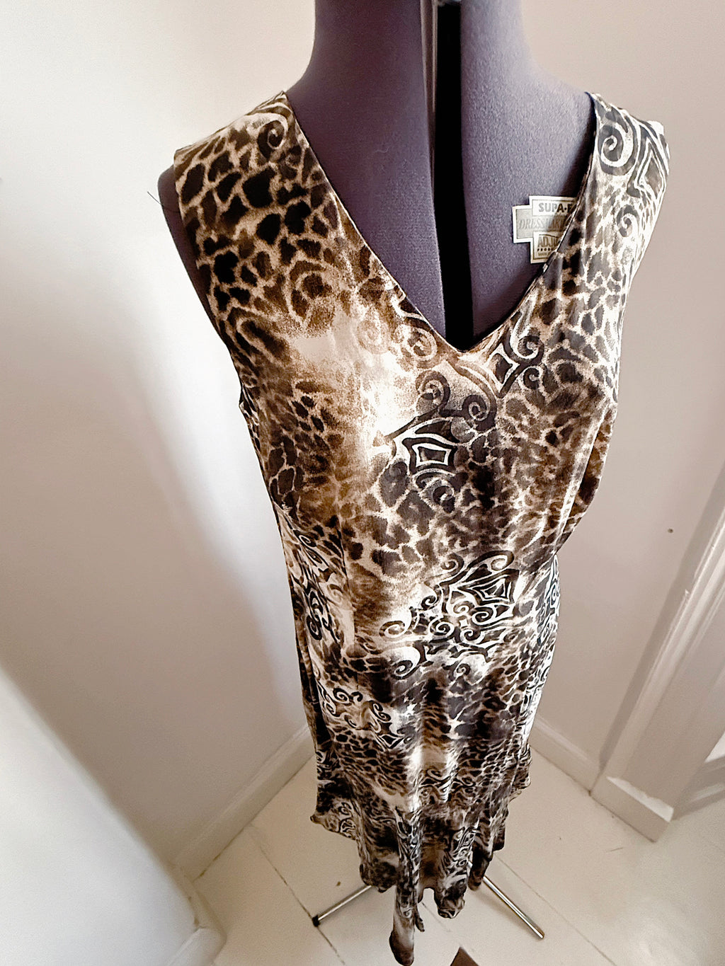 90s/Y2K Vintage Animal Print Dress