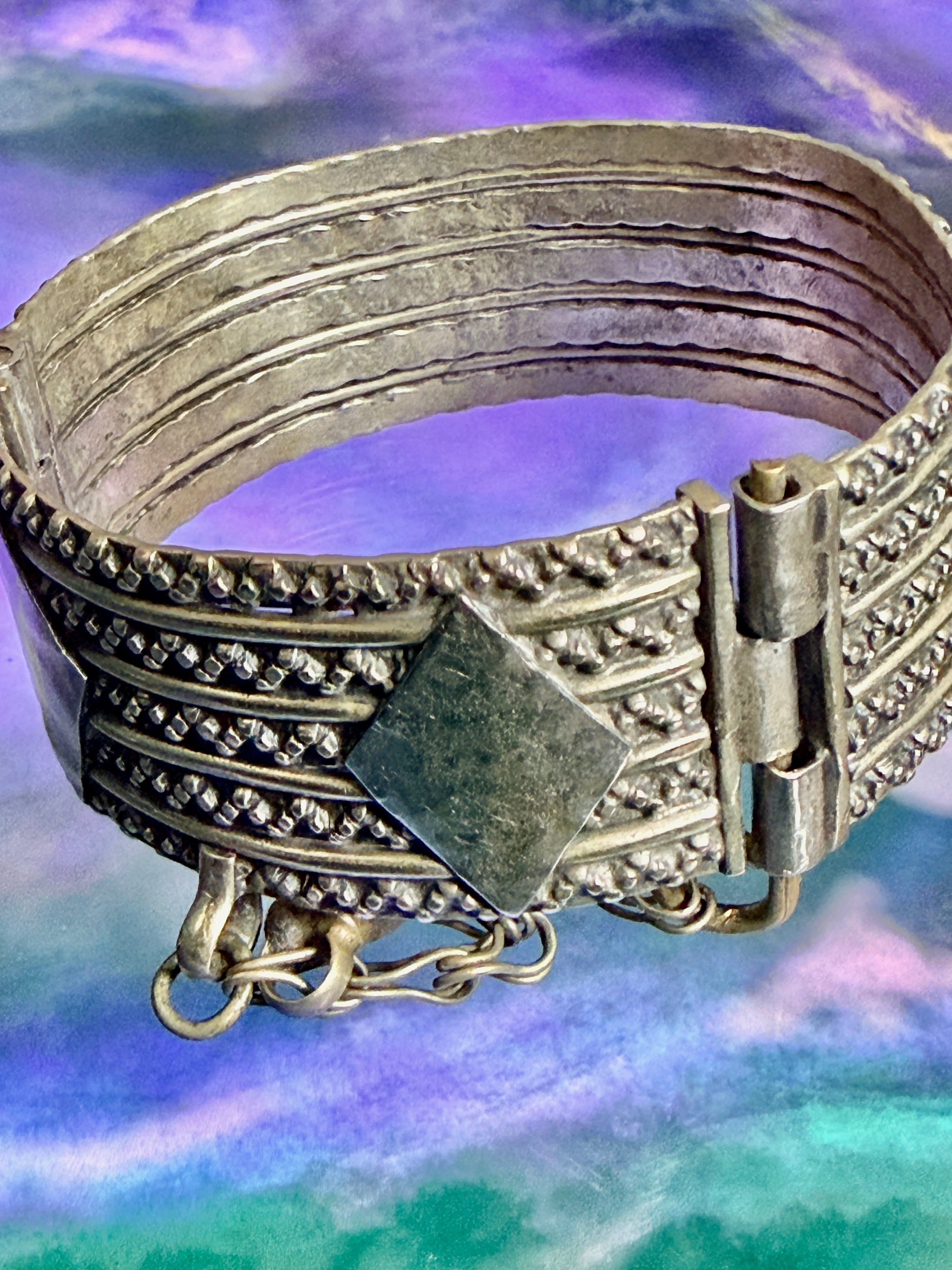Vintage Kuchi Tribal Cuff Bracelet