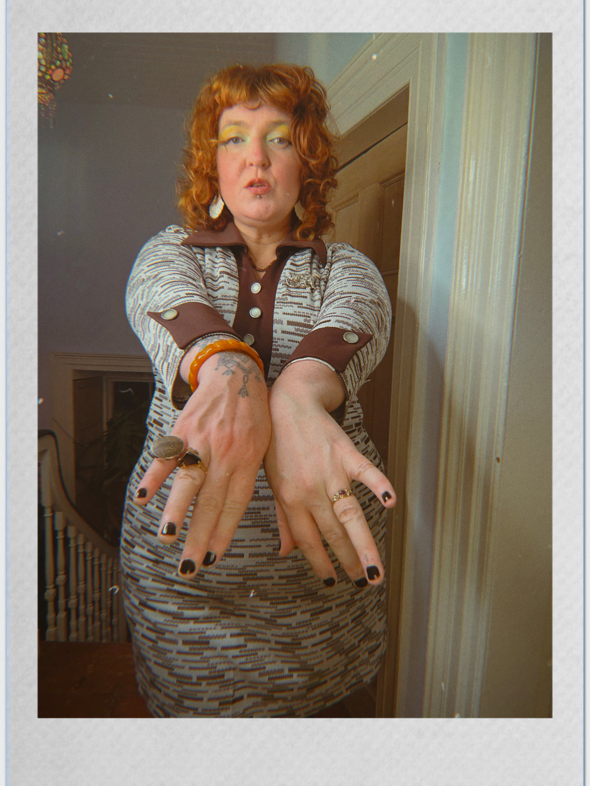 70s Collared Shift Dress