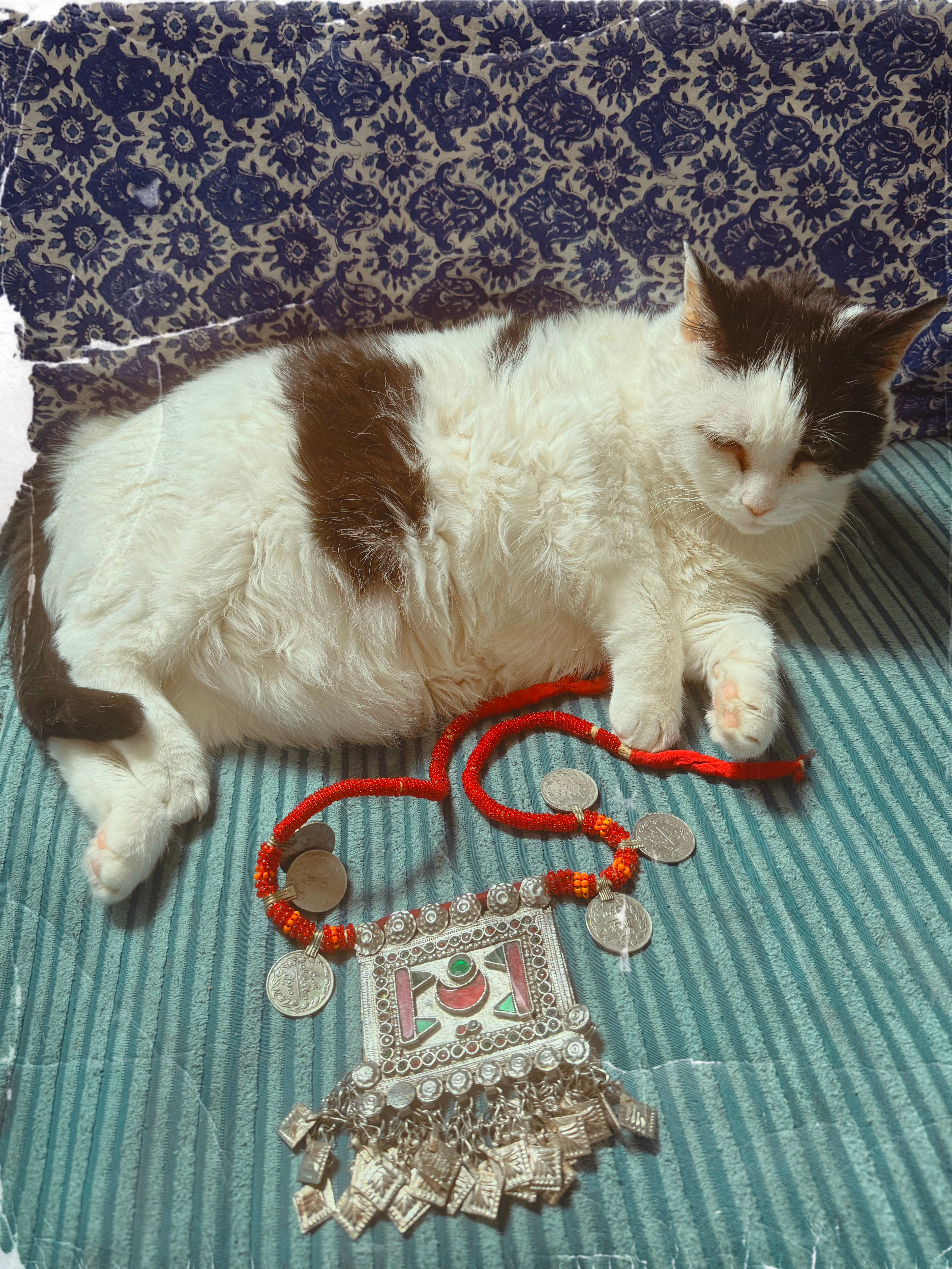 Vintage Afghan Kuchi Tribal Amulet necklace