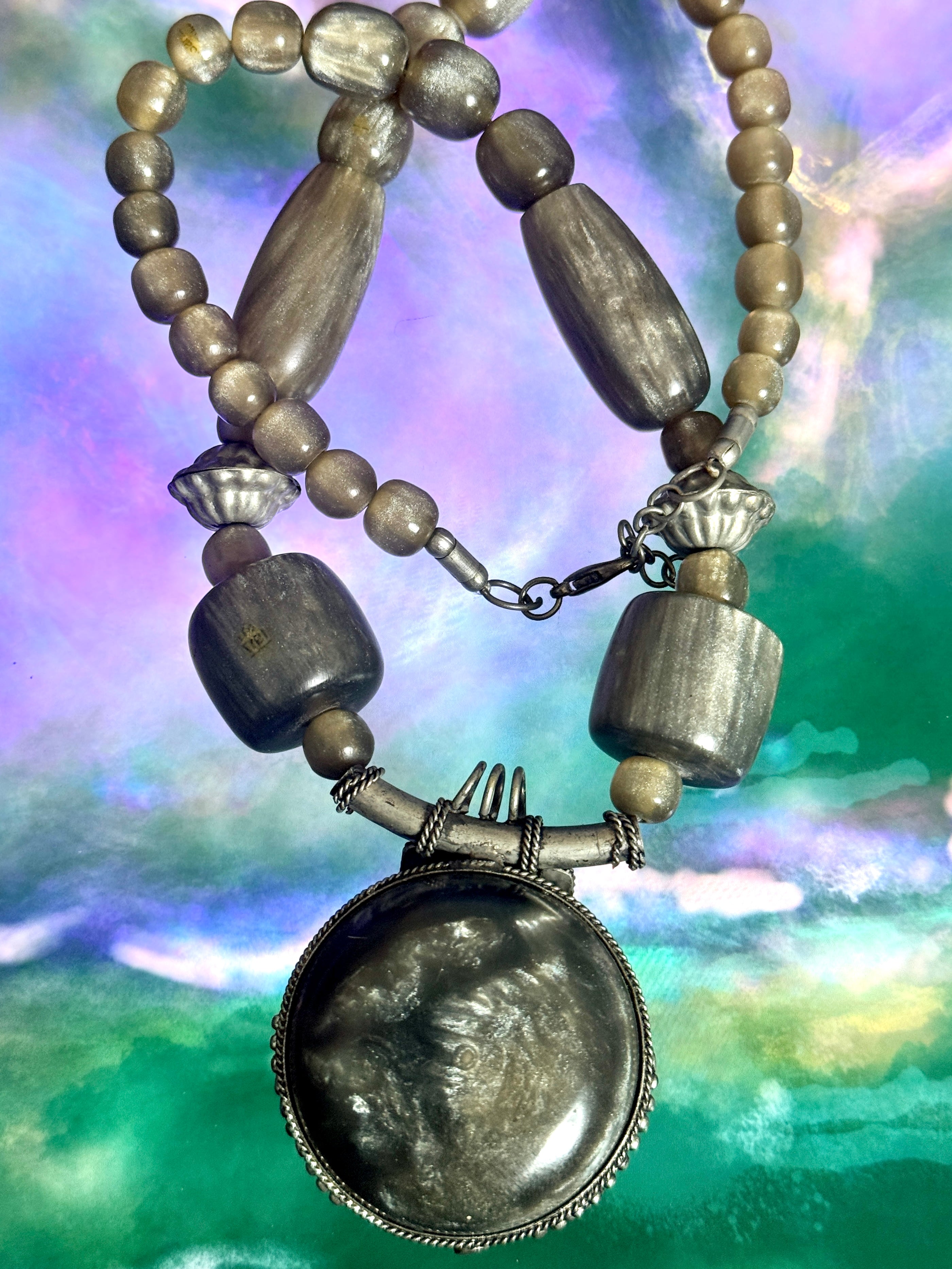 Vintage Boho Tribal Statement Necklace