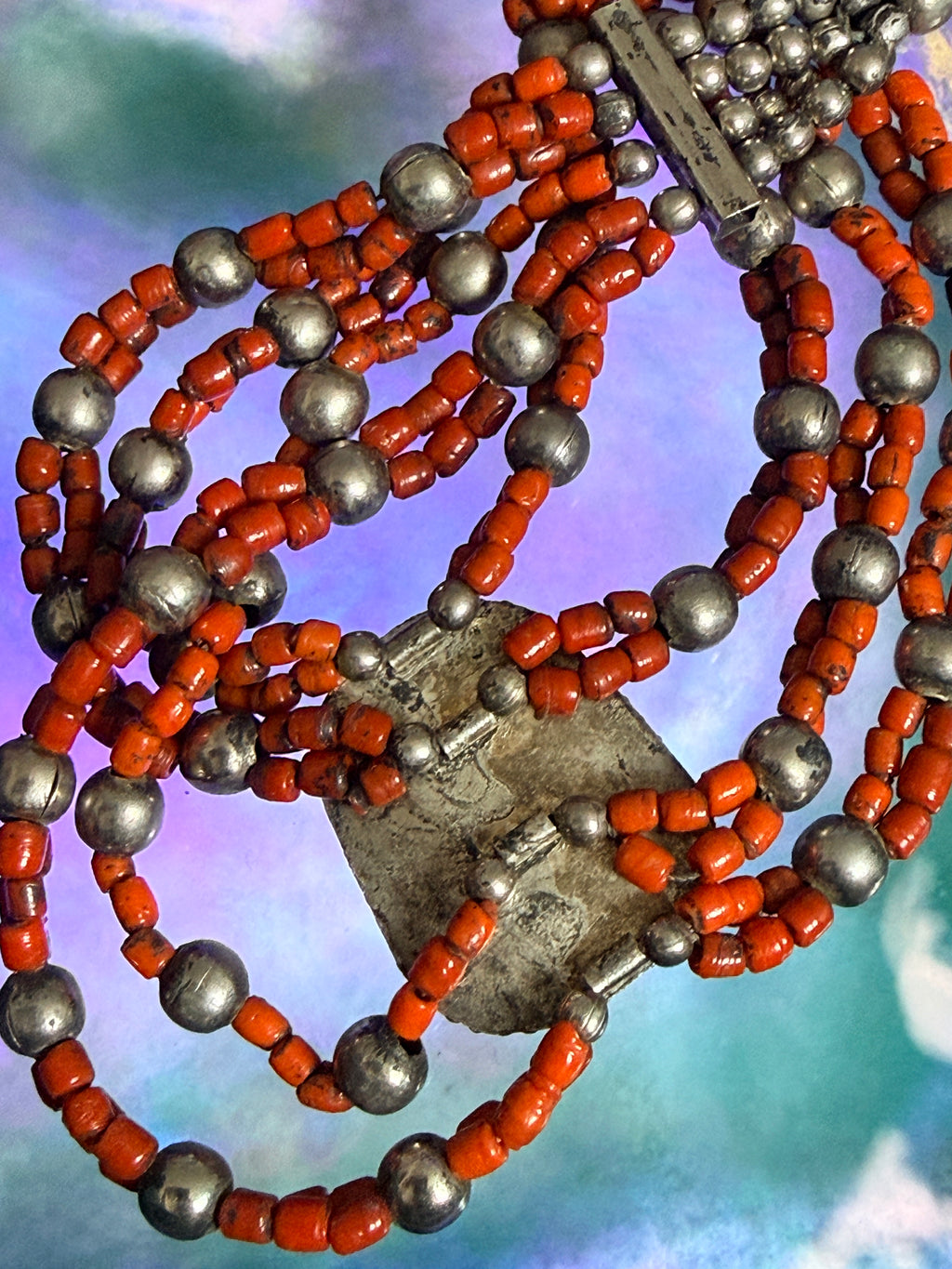 Vintage Tribal Statement Necklace