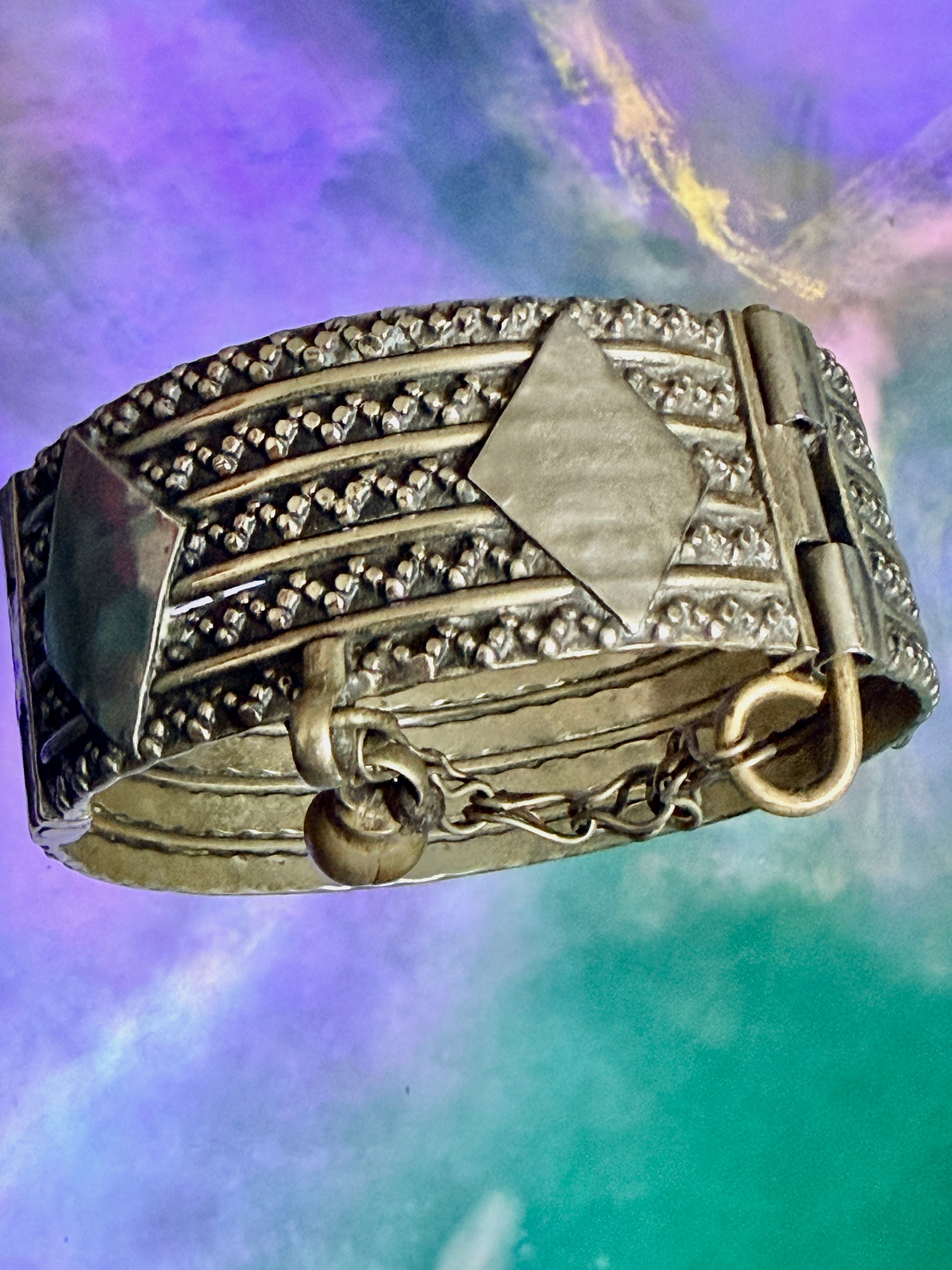 Vintage Kuchi Tribal Cuff Bracelet