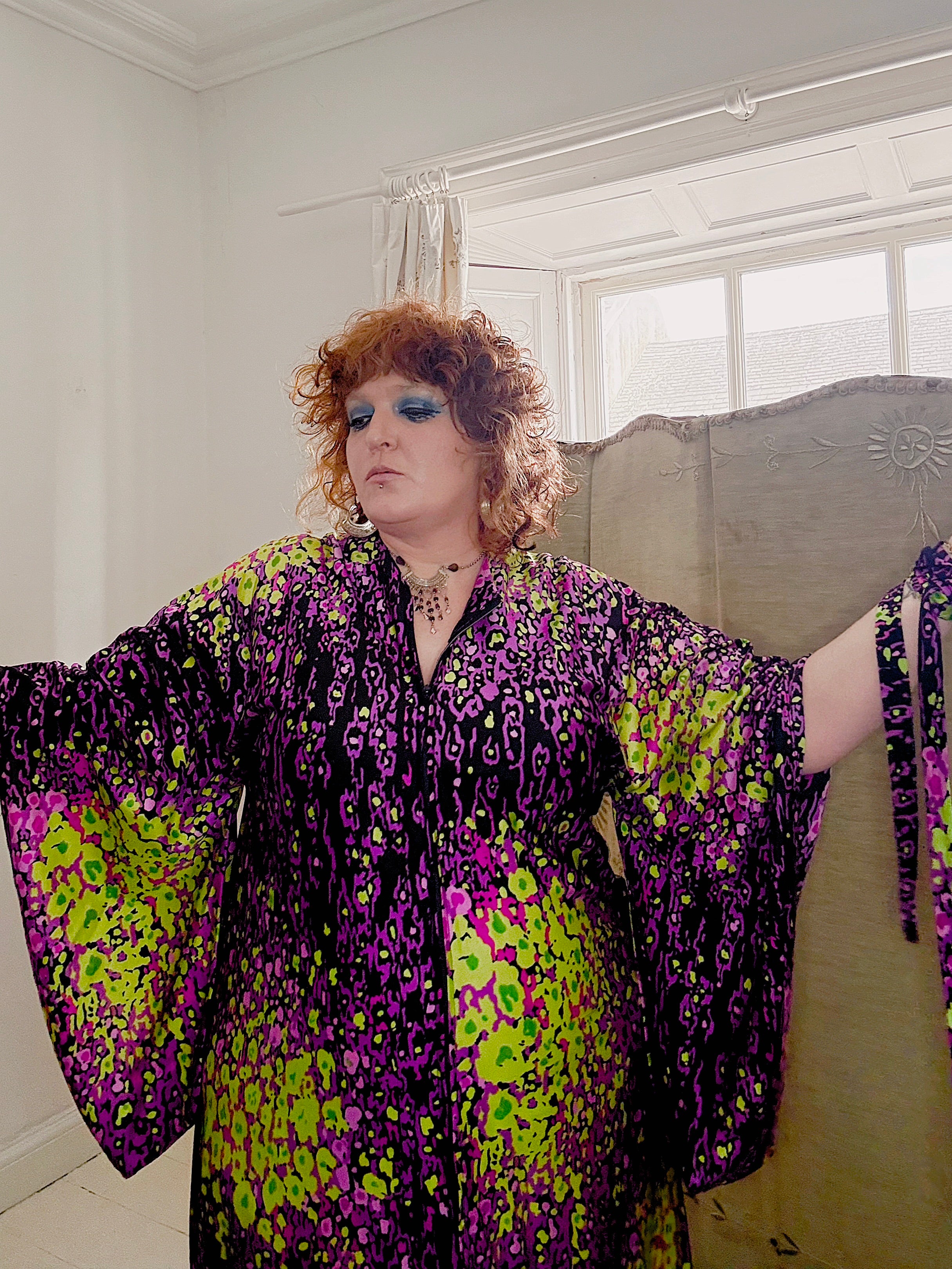 70s Psychedelic House Kaftan