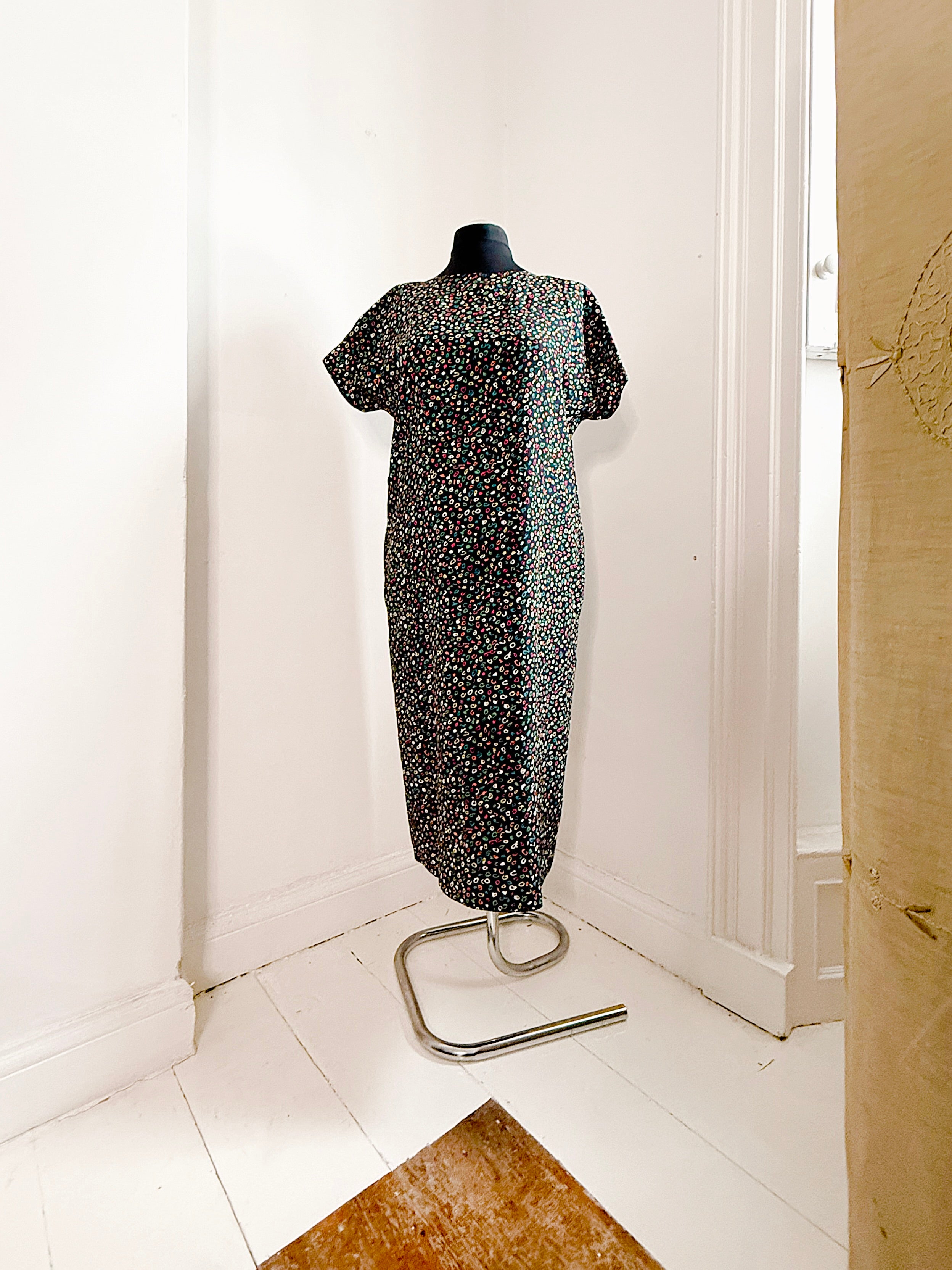 80s St Michael’s Colourful Confetti Shift Dress