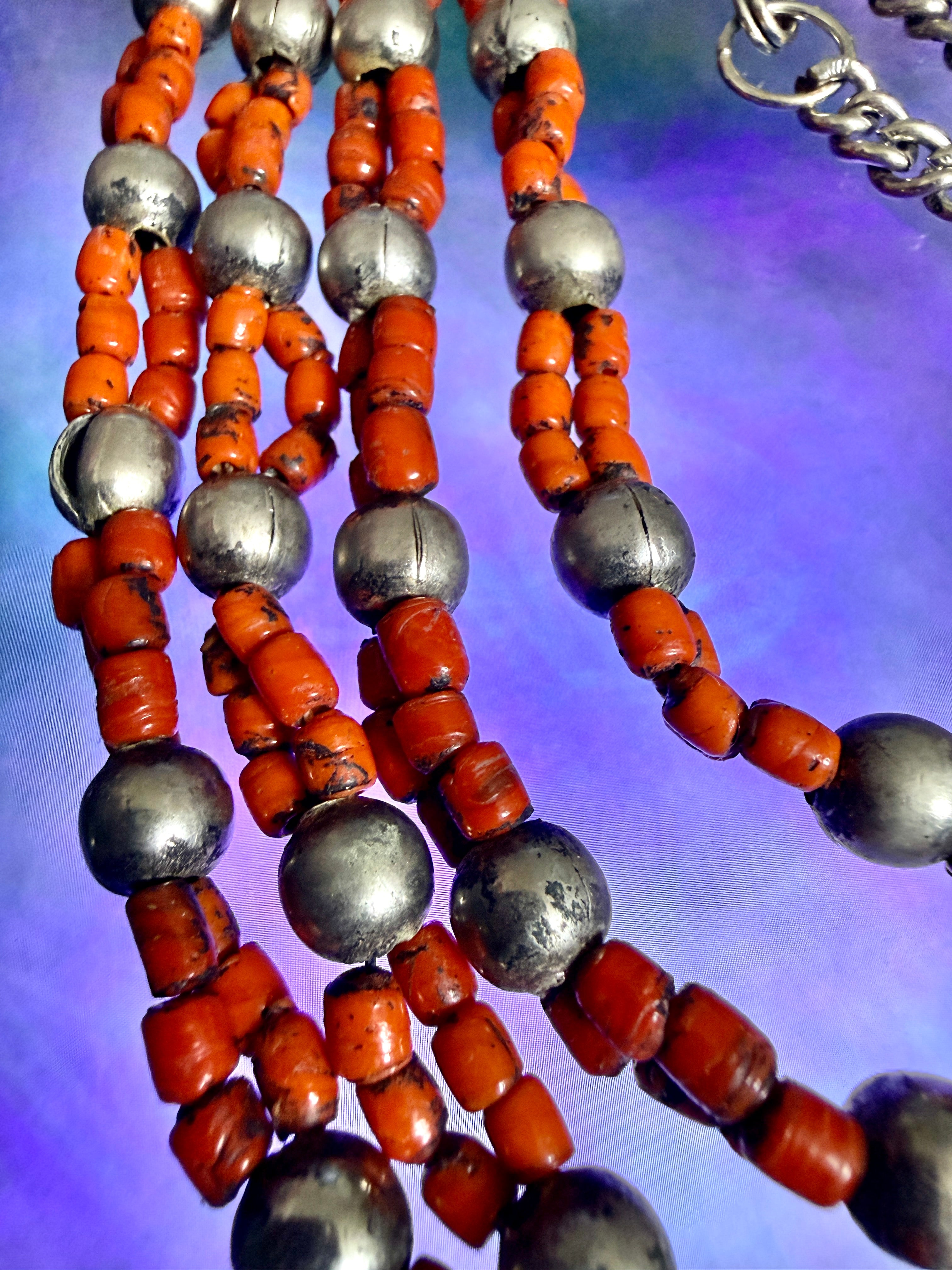 Vintage Tribal Statement Necklace