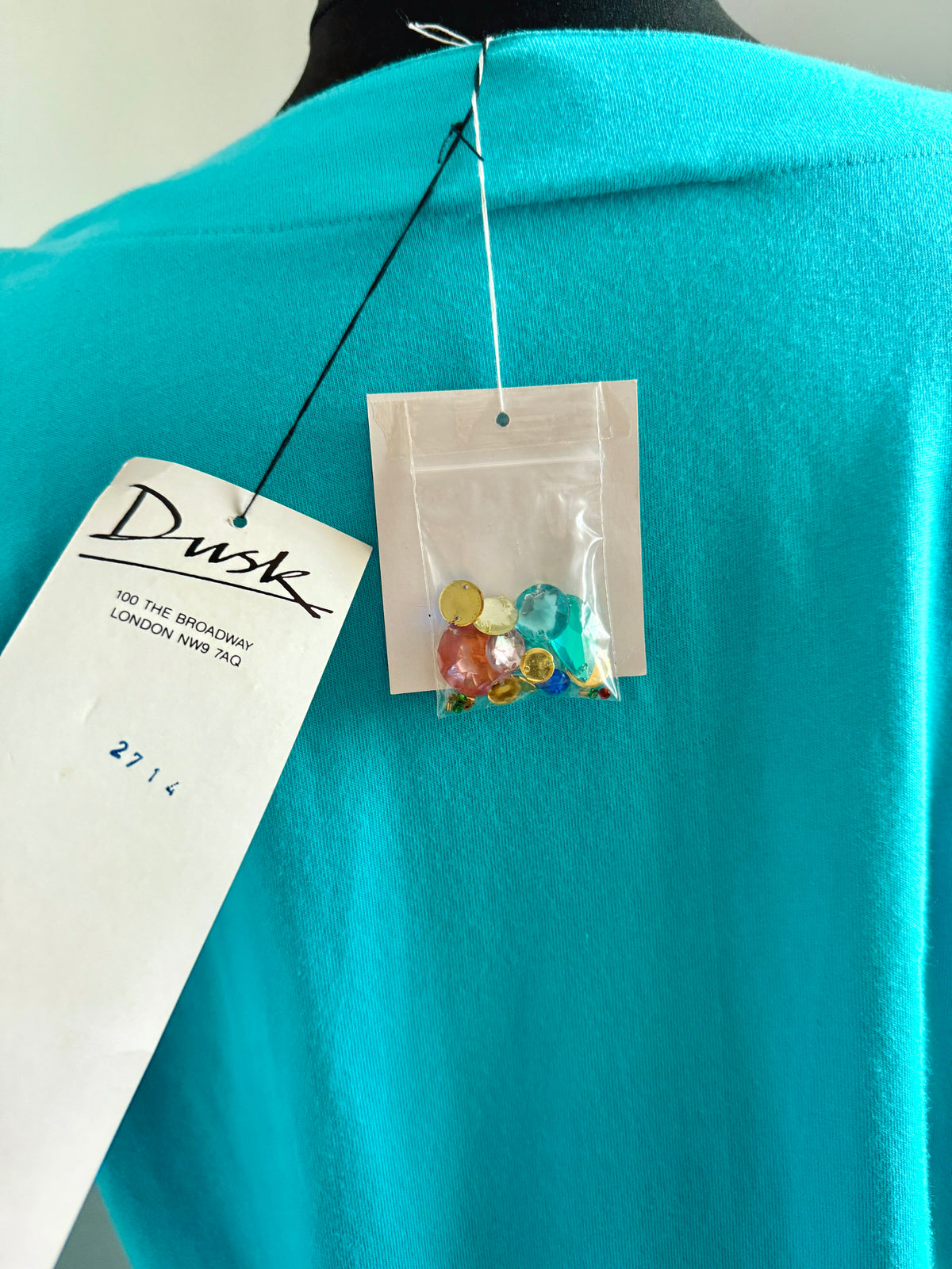 80s Embellished Bling Tshirt with Tags