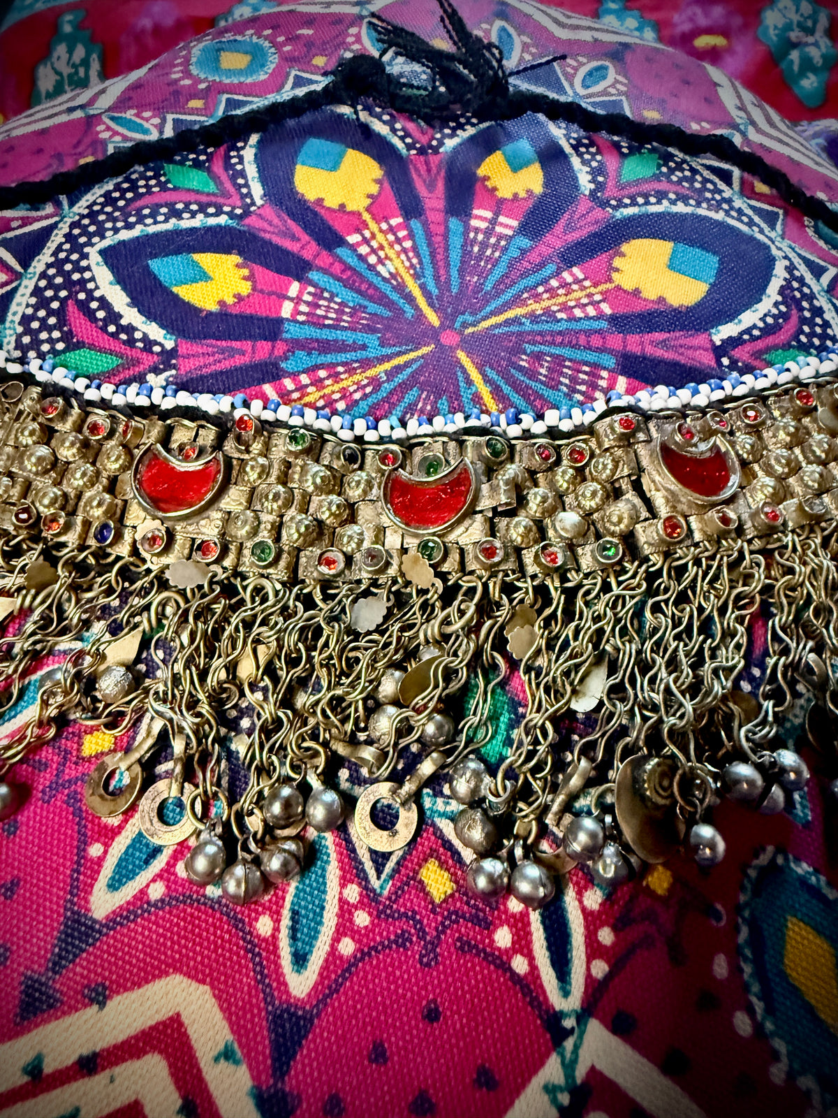 Vintage Kuchi Tribal Choker Necklace