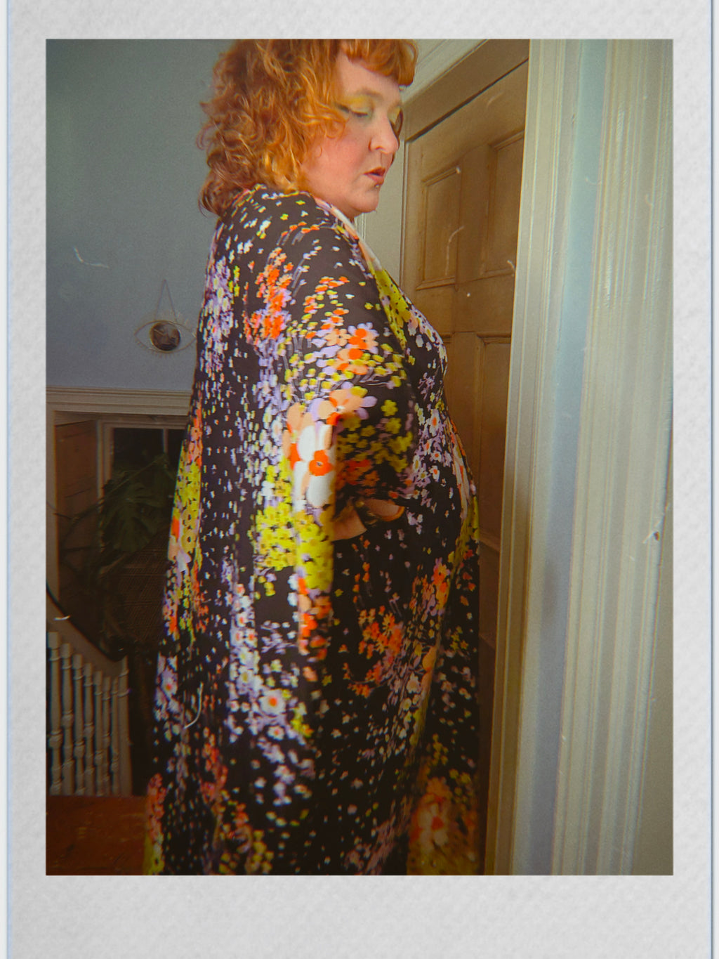 Vintage 70s floral kaftan
